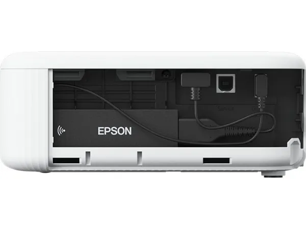 Epson CO-FH02 - 3LCD-projektor - bærbar - 3000 lumen (hvid) - 3000 lumen (farve) - Full HD (1920 x 1080) - 16:9 - 1080p - sort/hvid - Android TV