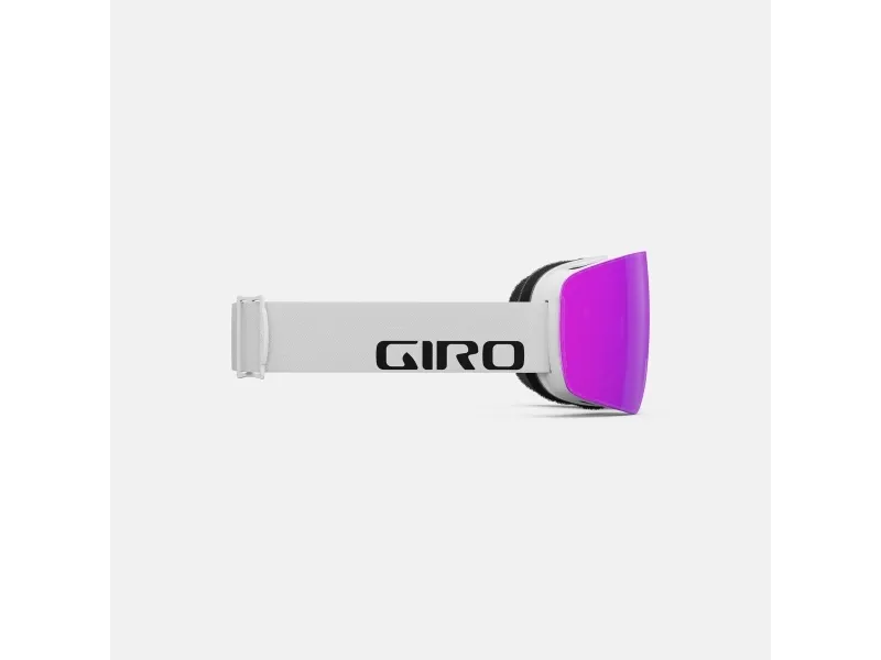 Giro Contour RS Vivid, Unisex, Cylindrisk (flad) linse, Hvid, Violet, One size