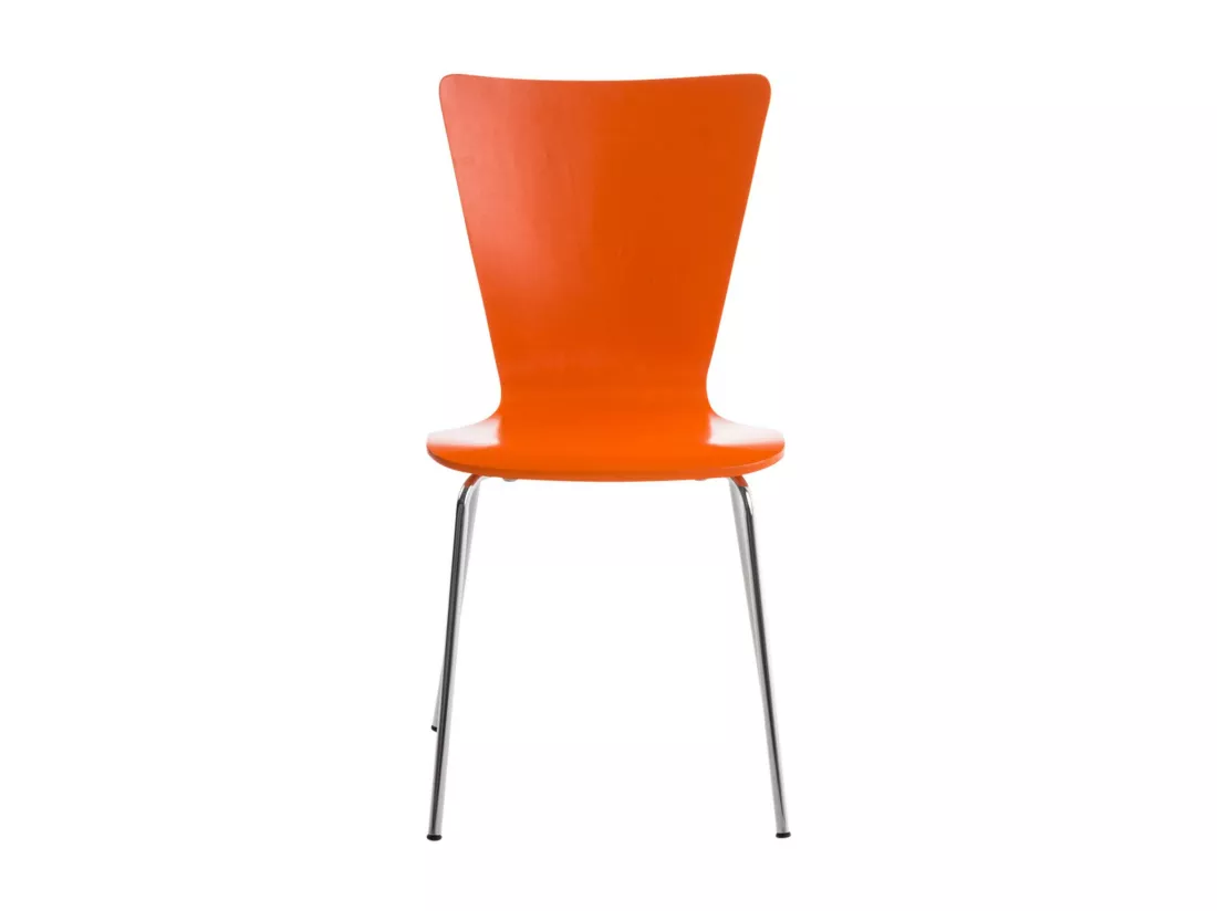 Chaise de conférence - Bois - Orange - Aaron
