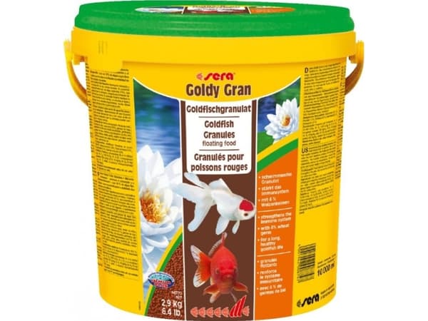 Goldy Gran Nature 10 l, granulat - mat til gullfisk
