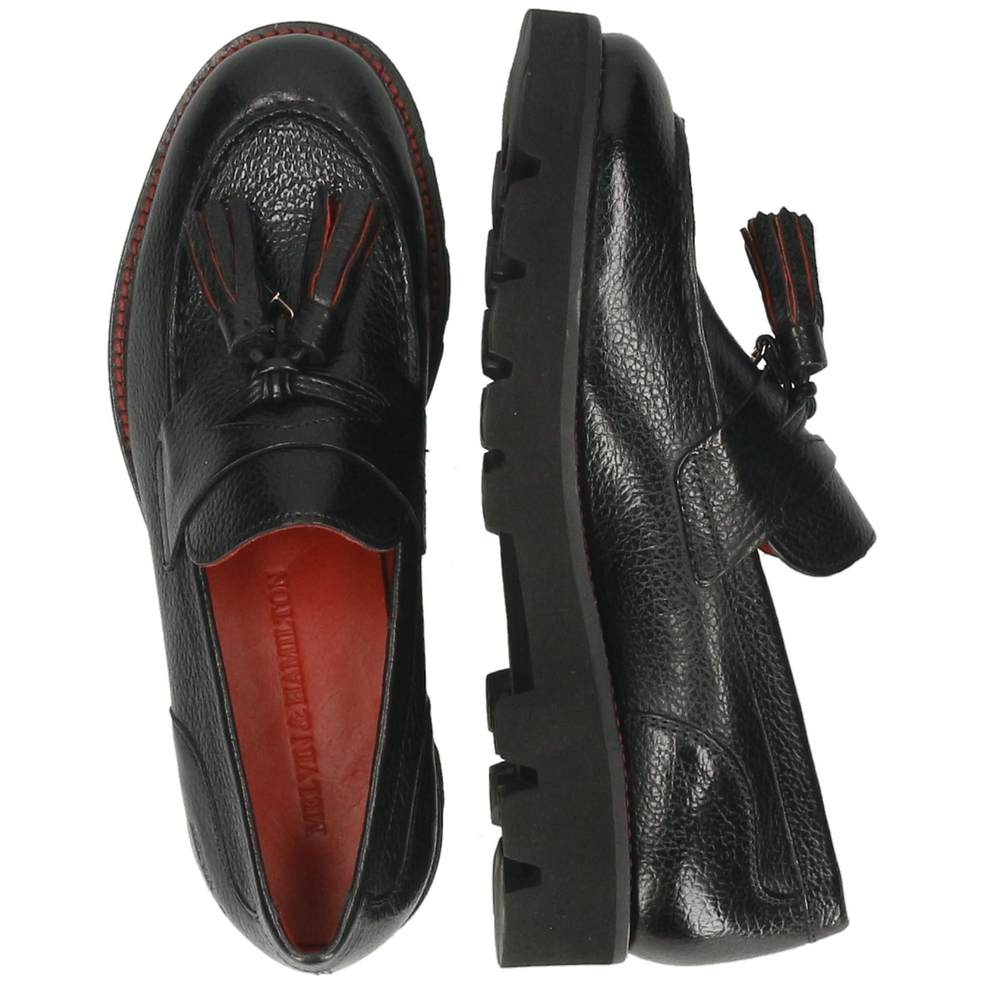 JADE 44 - Mocassins à semelle plateforme | Noir