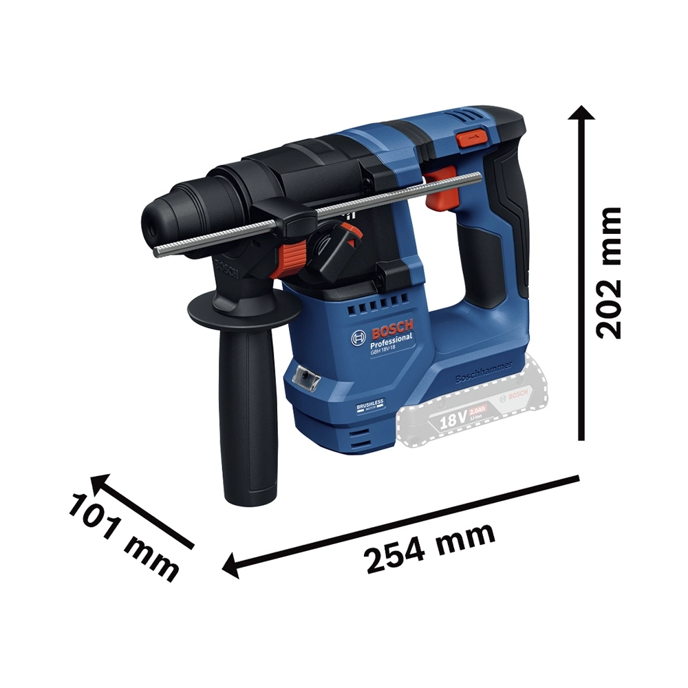 Bosch GBH 18V-18 Kompakter Bohrhammer (0.611.927.000)