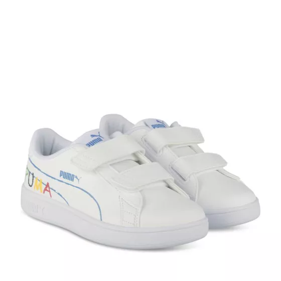 Baskets BLANC PUMA Smash