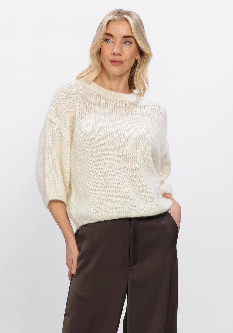 creme knit-ted trui mell
