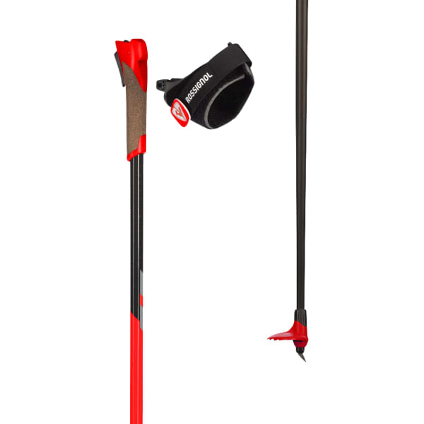 Bâton ski de fond ROSSIGNOL FORCE 10 RED/BLACK