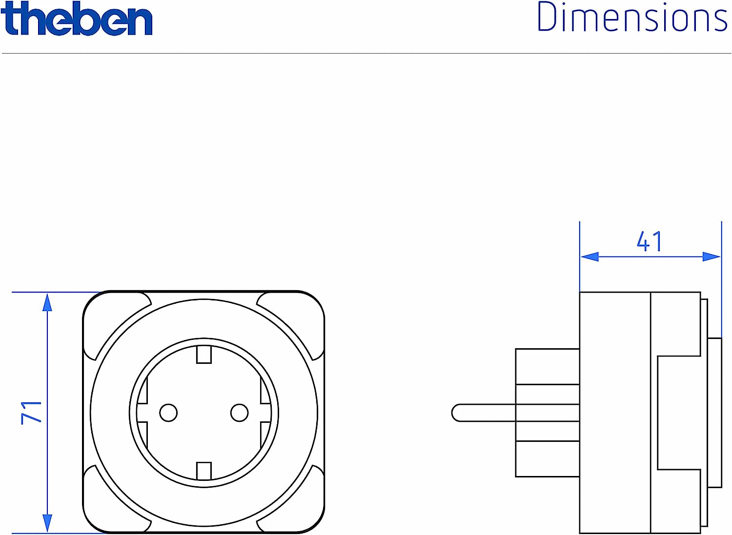 Theben 0270930 theben-Timer 27 met weekprogramma - analoge tijdschakelklok voor binnen, stopcontactschakelklok, tijdprogrammastekker