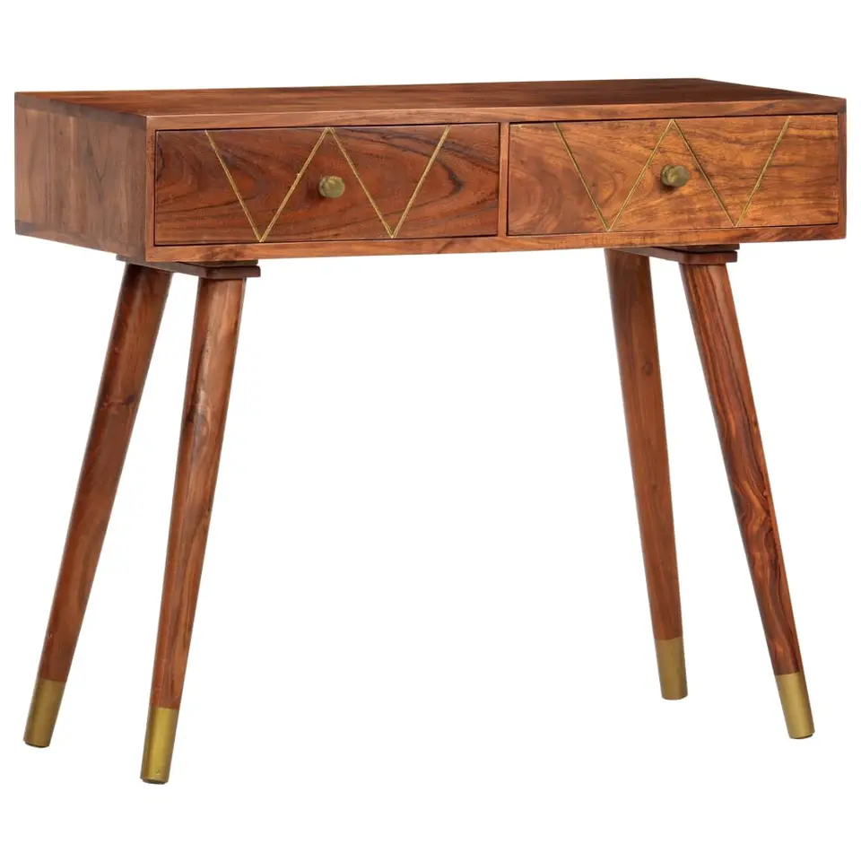 vidaXL - Console Tafel - Bruin - Acaciahout