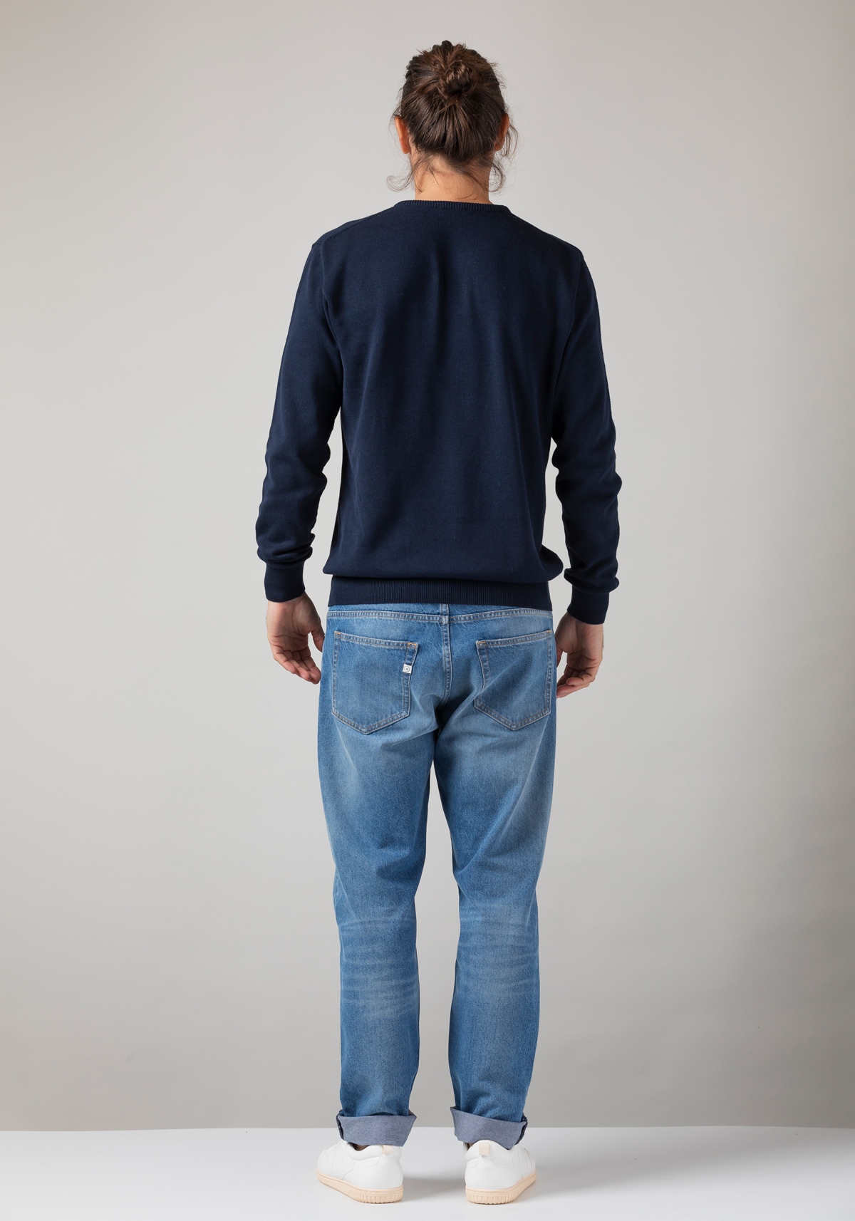 WE ARE ZRCL Herren-Strickpullover Josef Swiss Edition Blue
