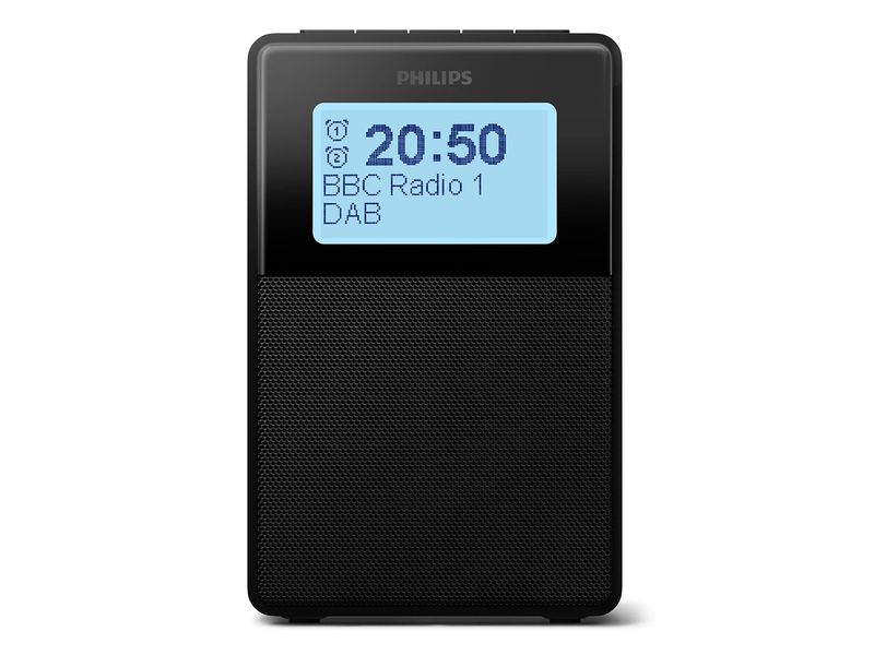 Philips DAB  Radio TAR5100/10 Schwarz Wasserdichter Digitalradio-Wecker mit Bluetooth und DAB /FM