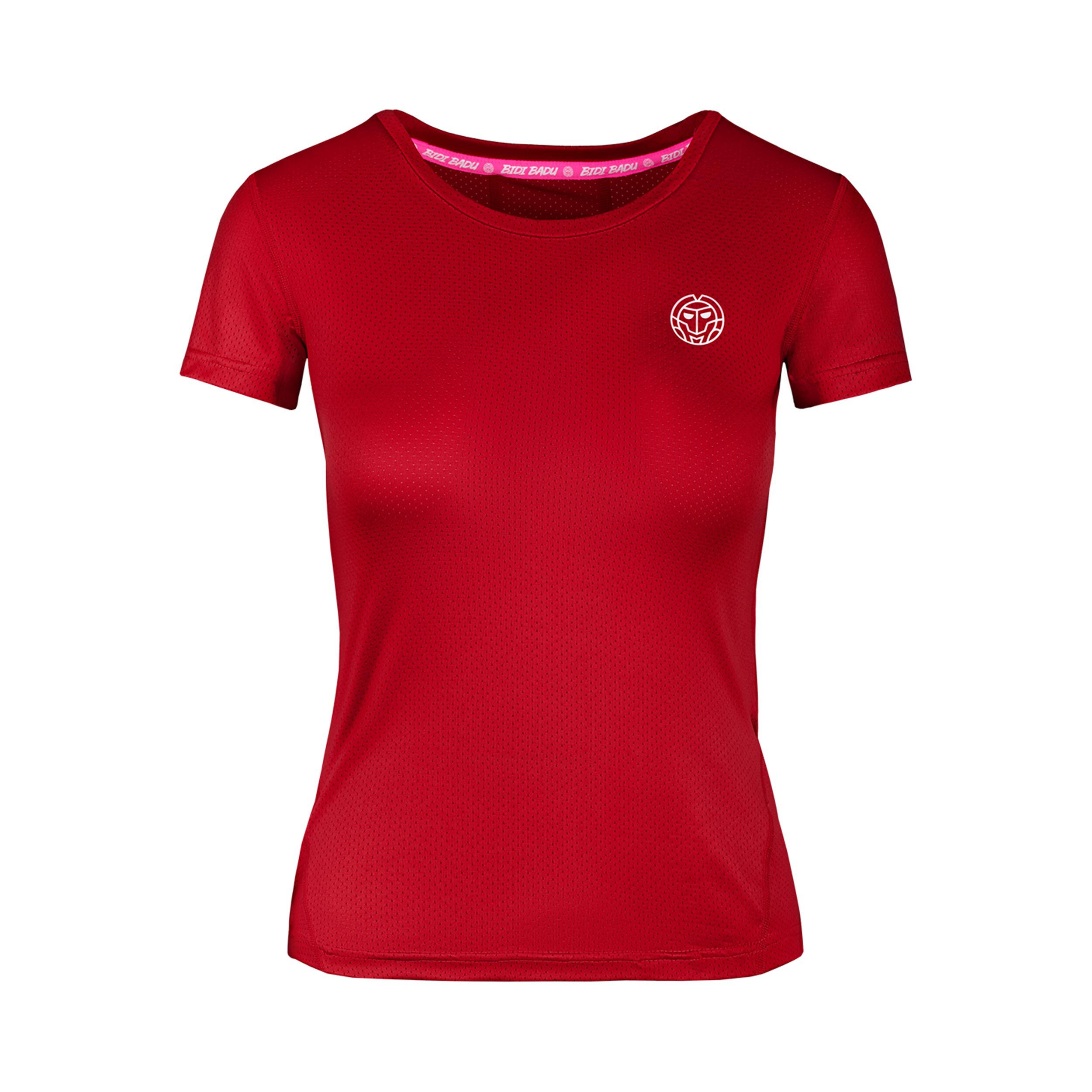 BIDI BADU Calla Tech Roundneck T-shirt Filles - Rouge