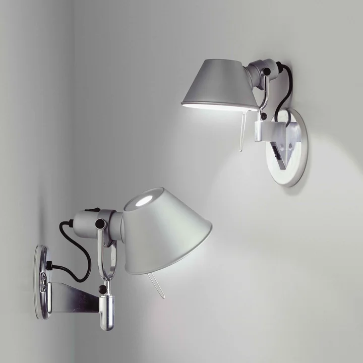 Artemide - Tolomeo - Faretto Wandleuchte, alusilber