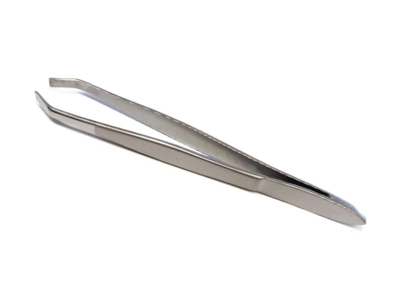 Herba Pinzette gebogen Inox, 1 Stück Pinzette gebogen