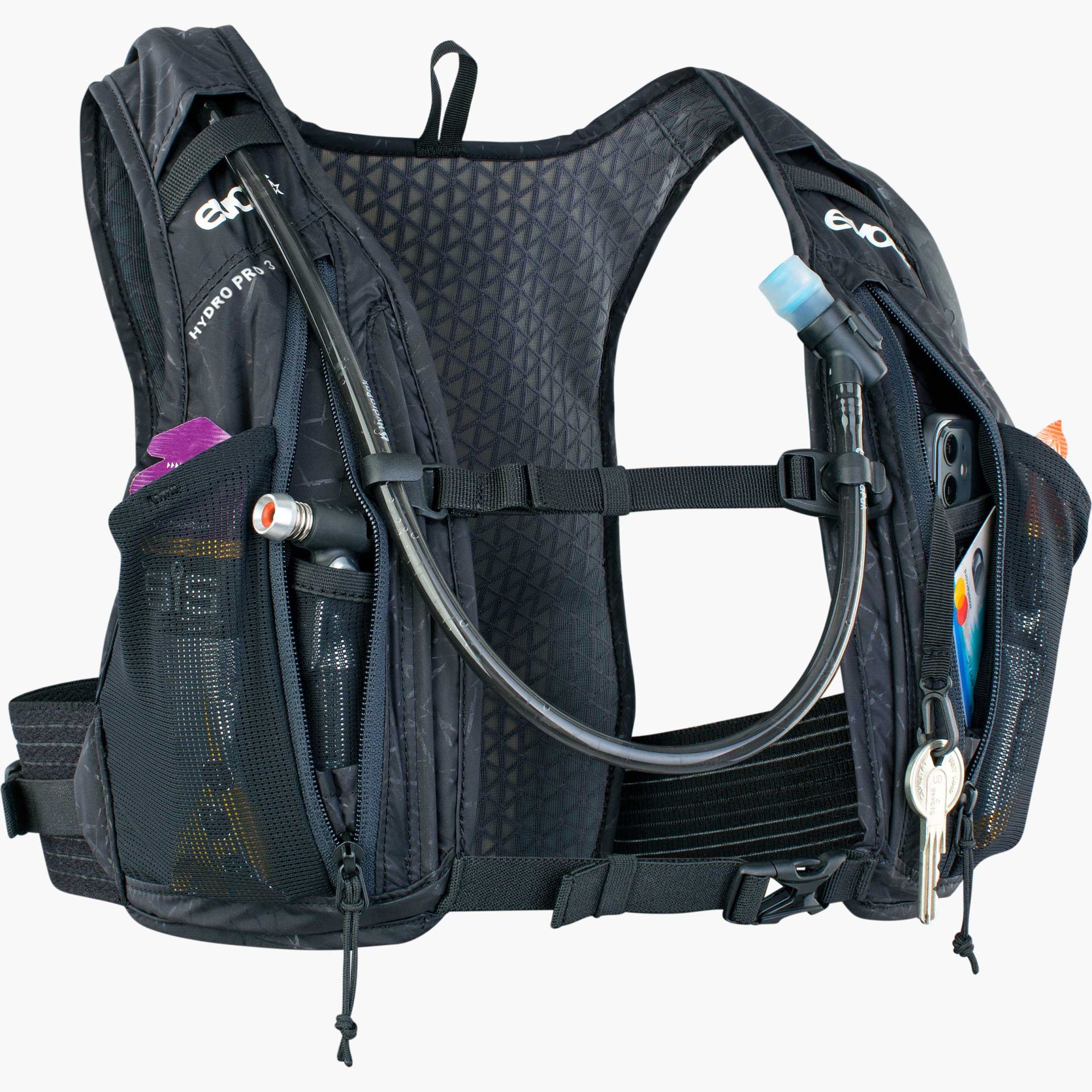 EVOC Hydro Pro 3 + Væskeblære Sort