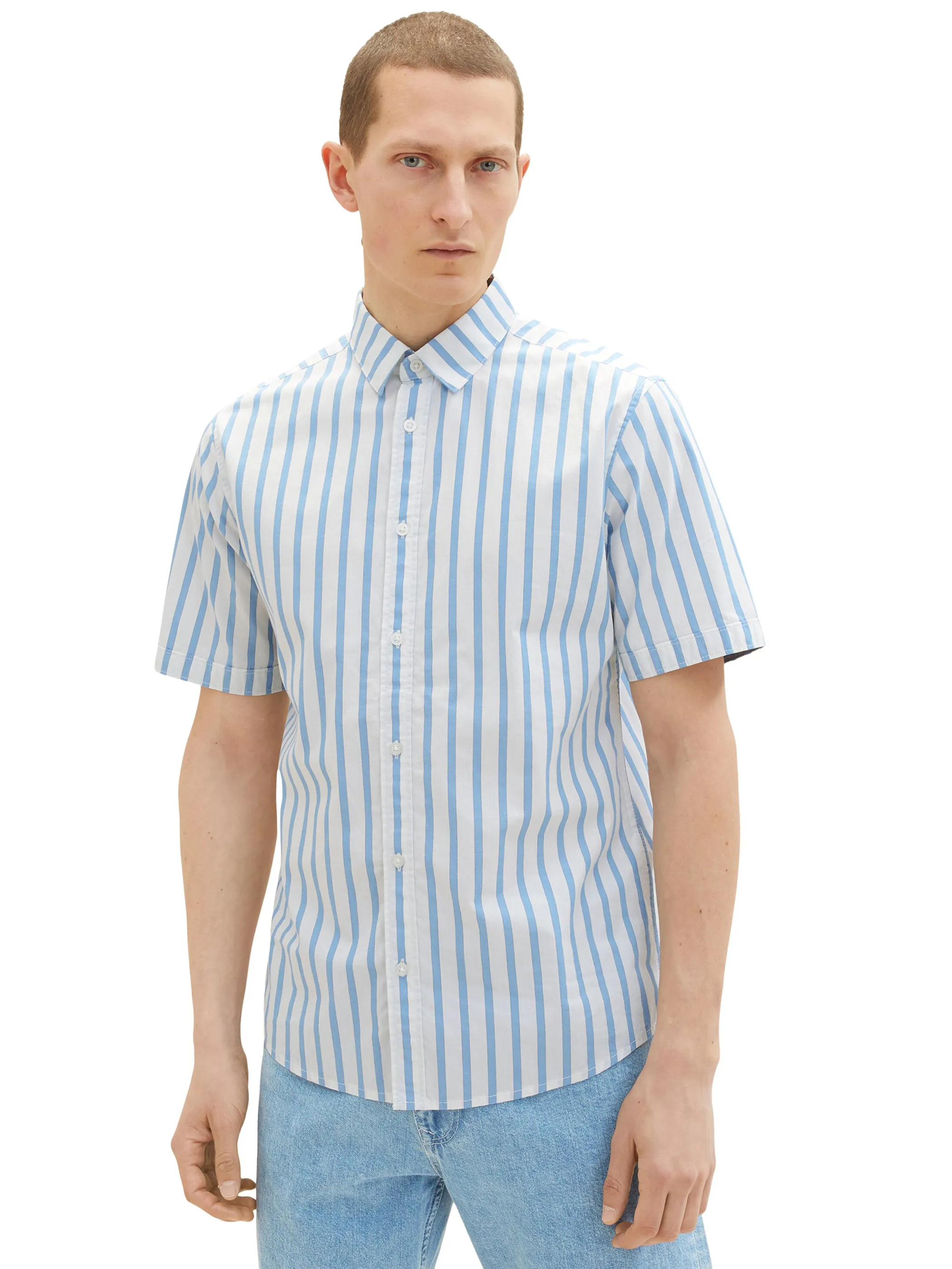 Herren Hemd mit Streifen