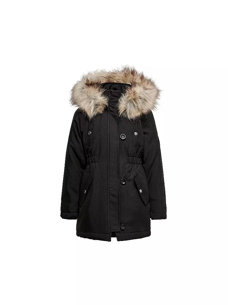 ONLY Mädchen Parka KOGIRIS  schwarz