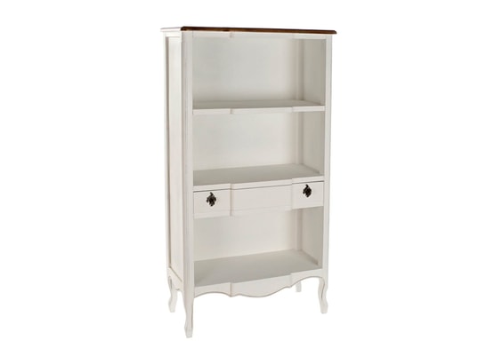 PEGANE - Etagère en bois de paulownia - l. 75 x p. 35 x h. 143 cm
