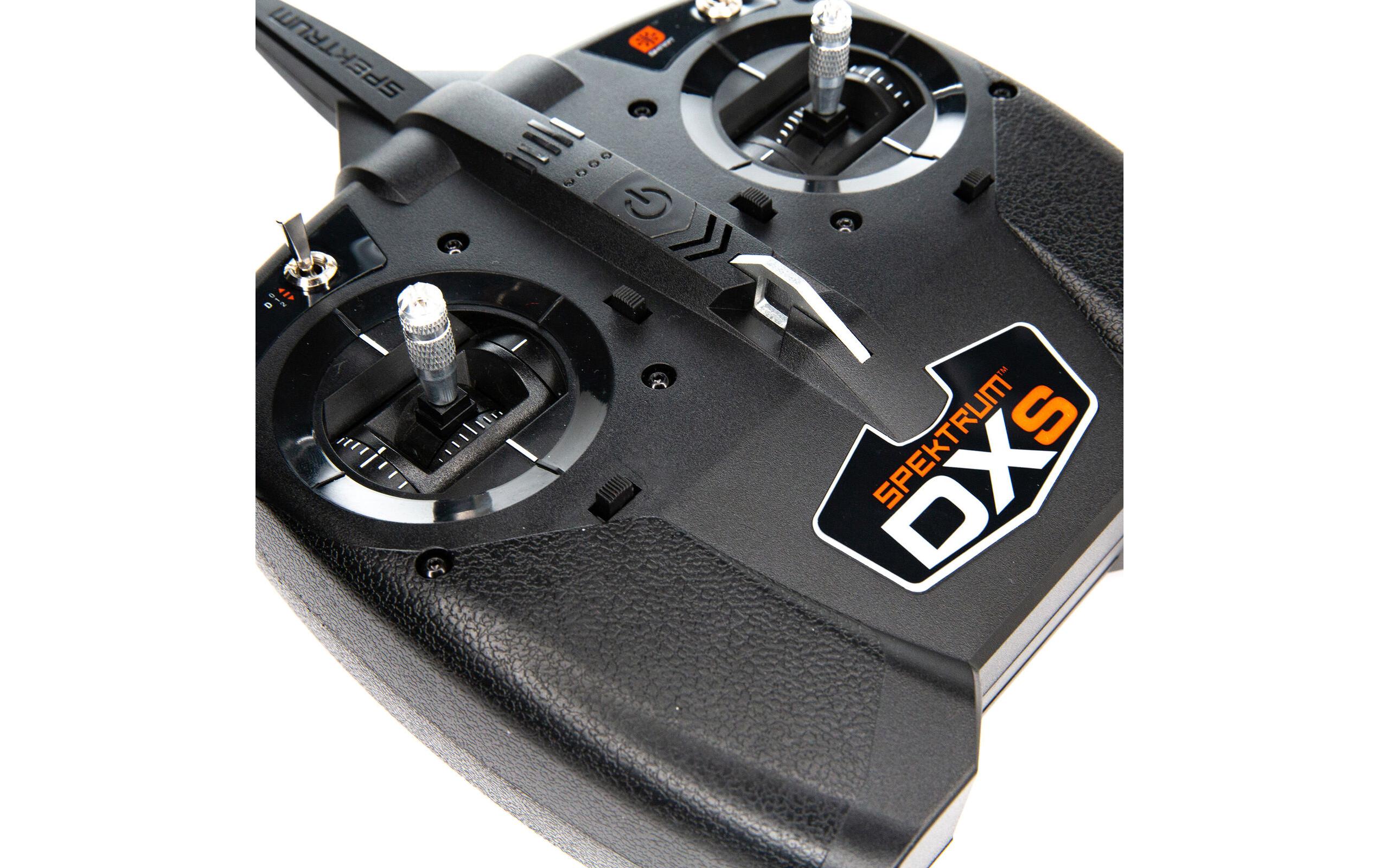 Fernsteuerung DXS DSMX 7-Kanal mit AR410<br>Einfacher 7-Kanal Sender für Flugmodelle