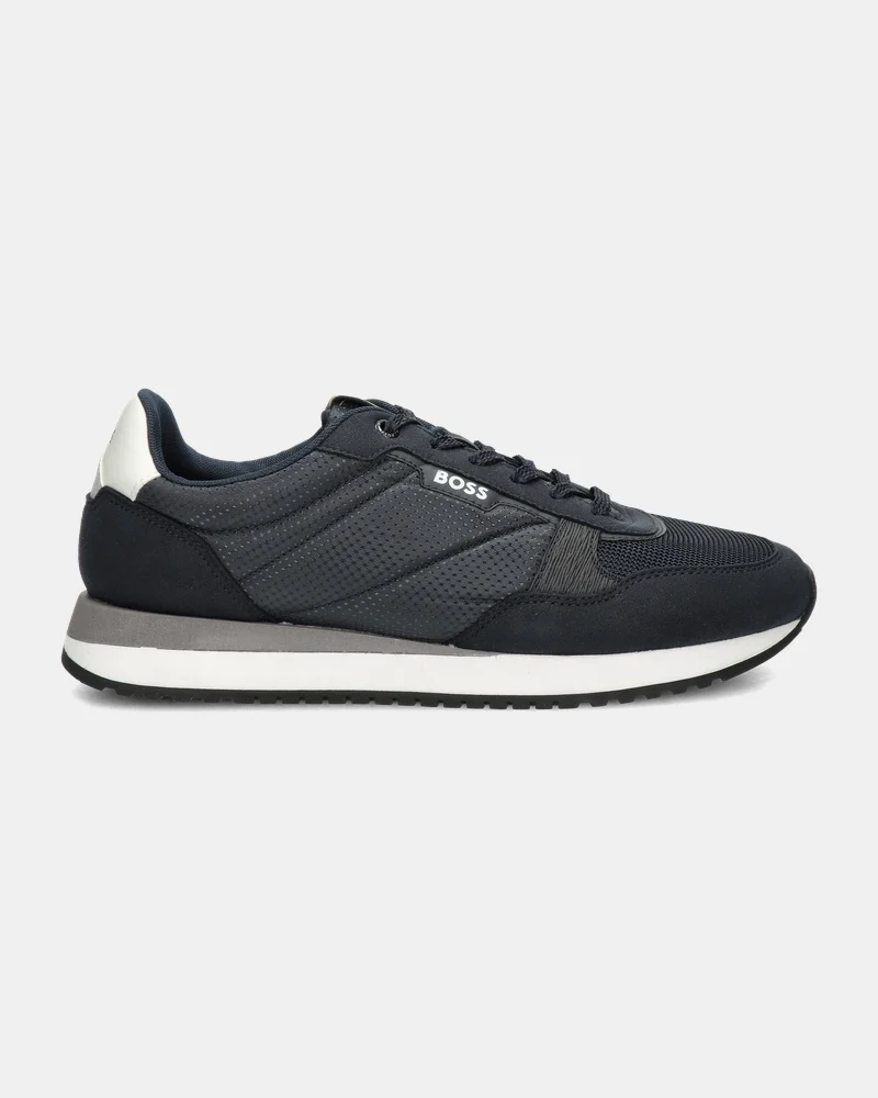 BOSS Kai Runner Lage sneakers  - blauw