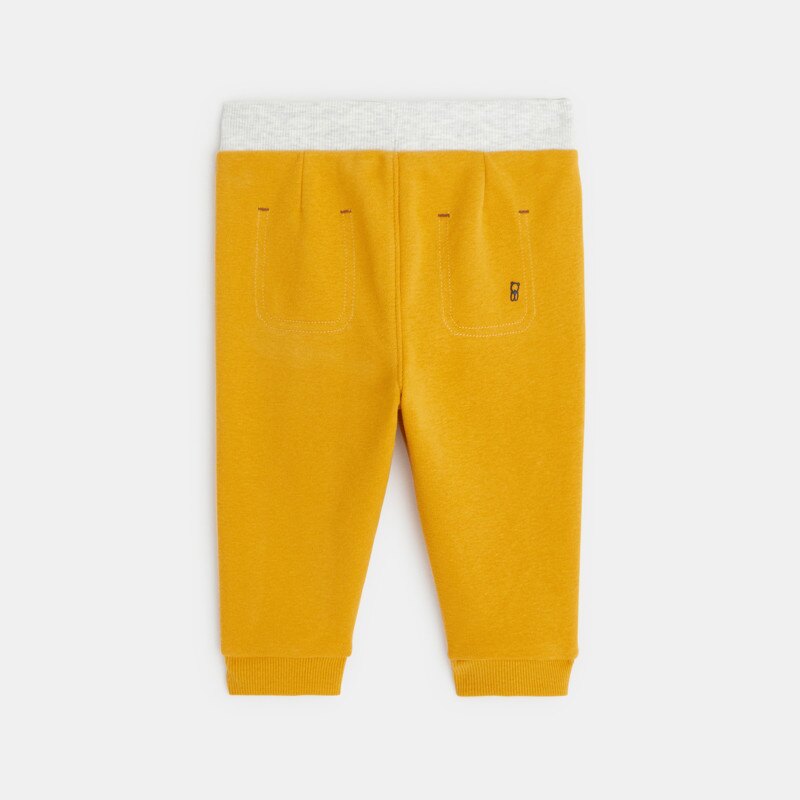 Pantalon jogging jaune bébé garçon Jaune