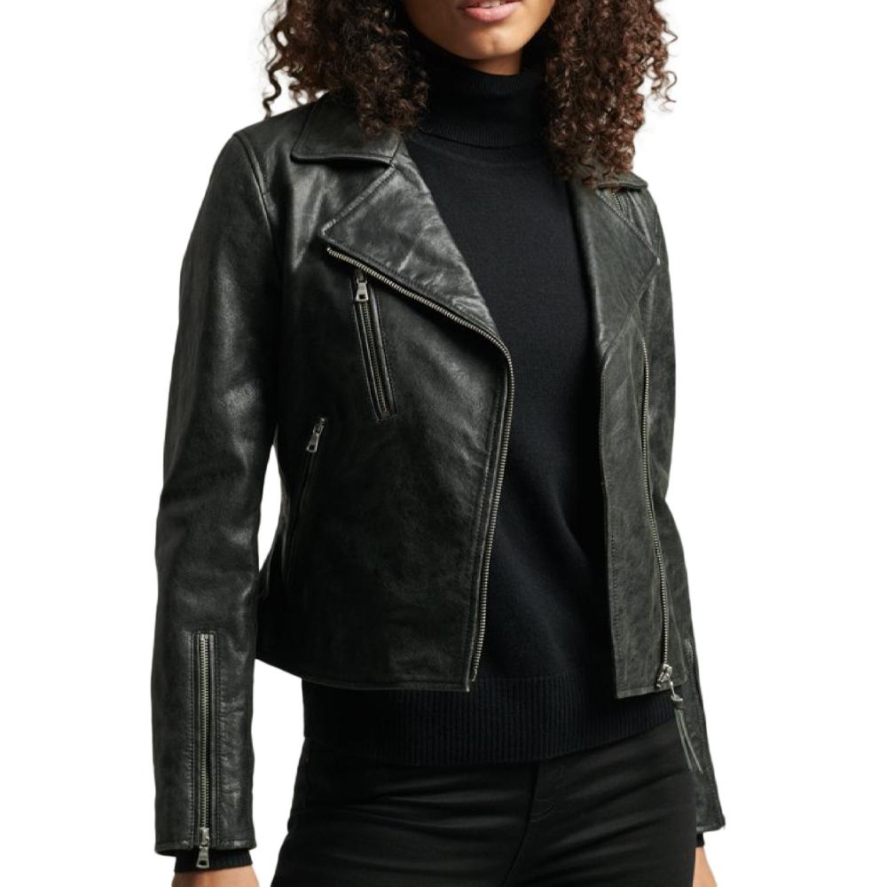 Superdry Veste Noire Femme Superdry Studios