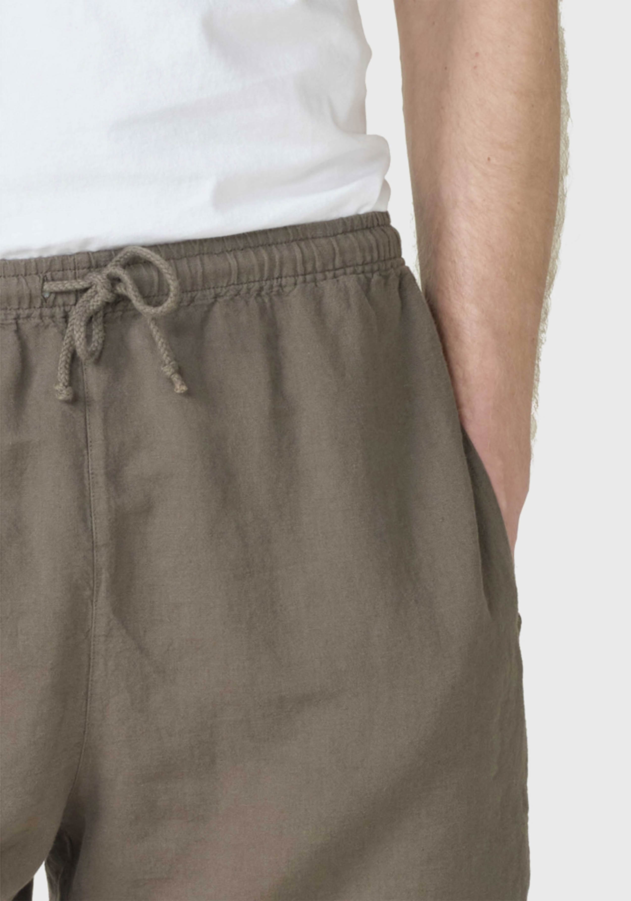 Klitmøller Collective Leinen-Shorts Bertram Linen Taupe