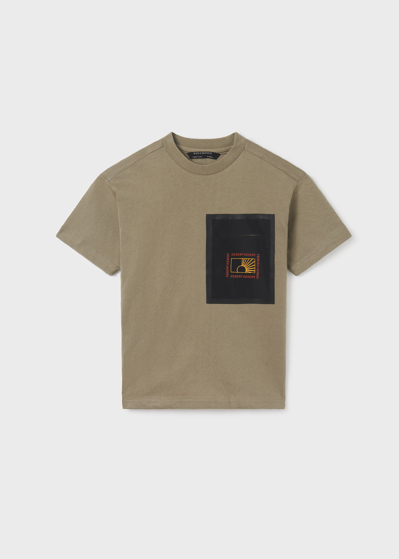 Camiseta infantil de algodão estampada