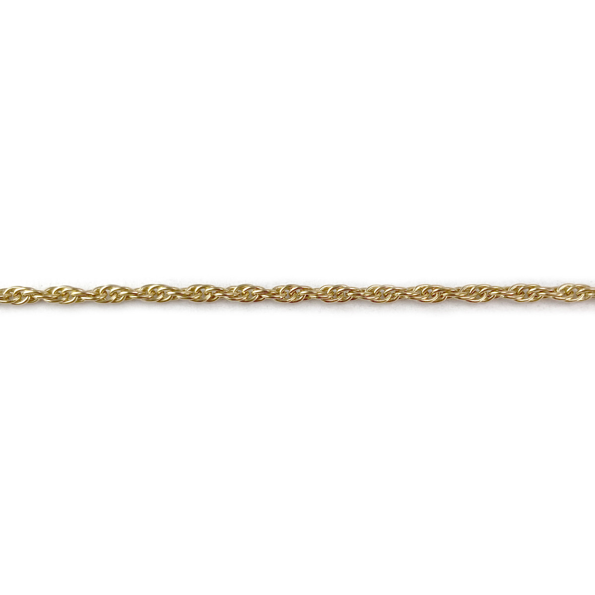 Chaine d'occasion or 750 jaune maille torsadée 42 cm