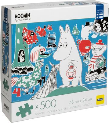 Mummitrollet Comic Book Cover 4 Puslespill 500 Brikker