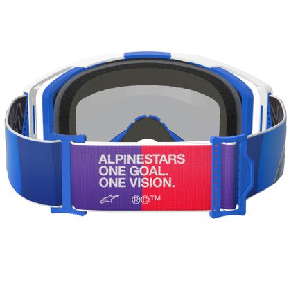 Masque cross Alpinestars VISION 8 CORP IRIDIUM 2025 - Blanc / Bleu