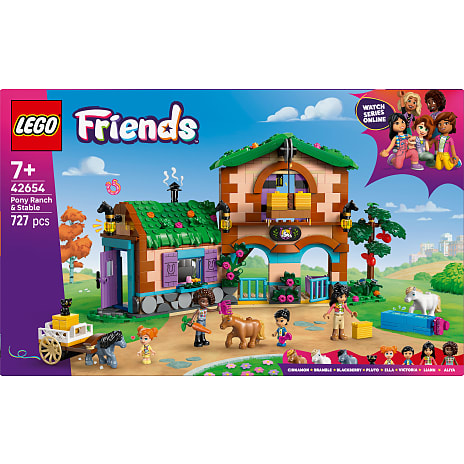 LEGO Friends Ponyfarm og stald 42654