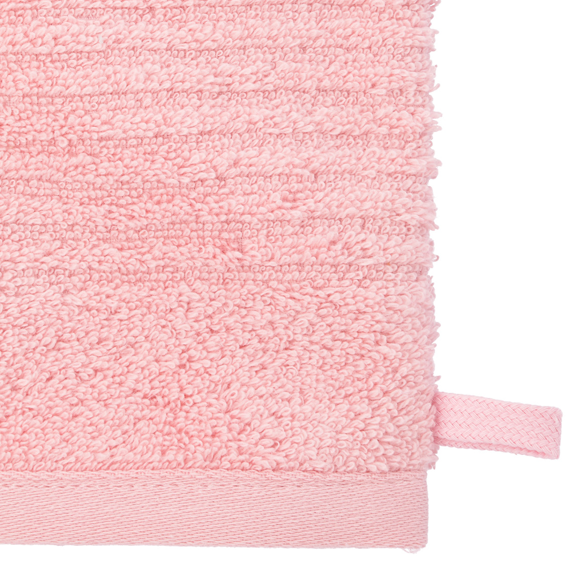 My Home Waschhandschuh mit Rippstruktur rosa
