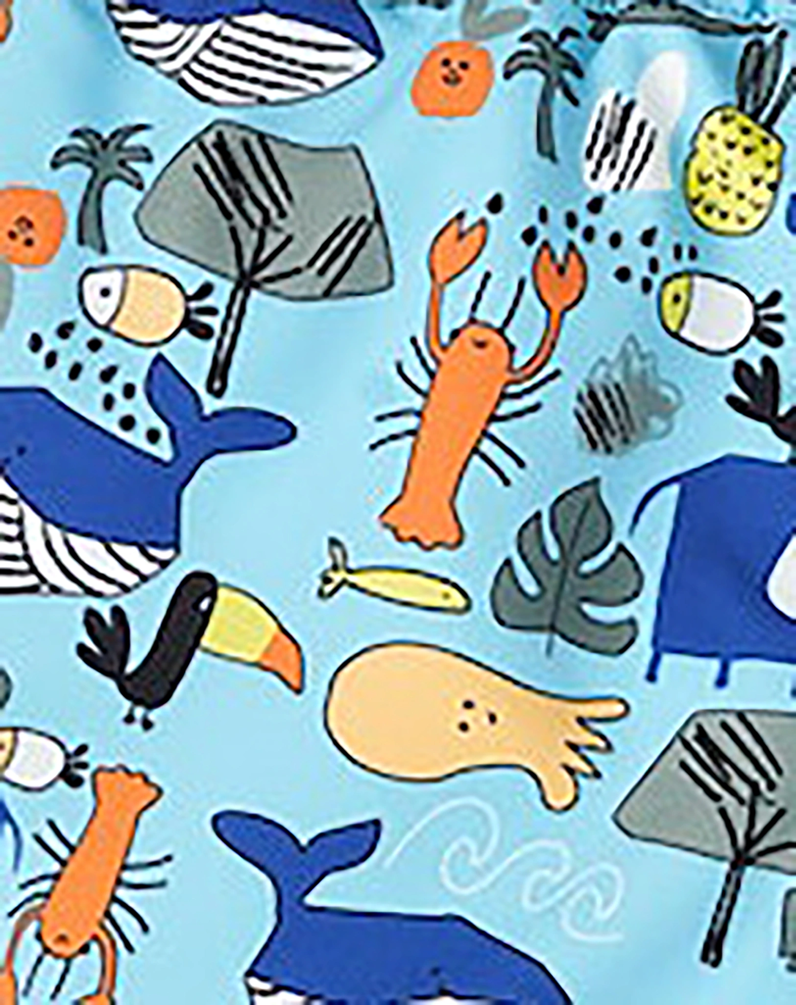 Badeshorts NMMZETUS in crystal seas