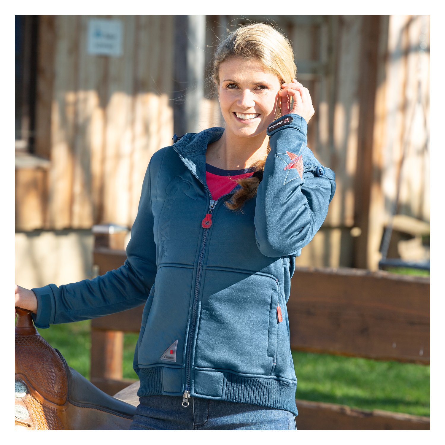 L-pro West Reit- und Freizeitjacke - blau