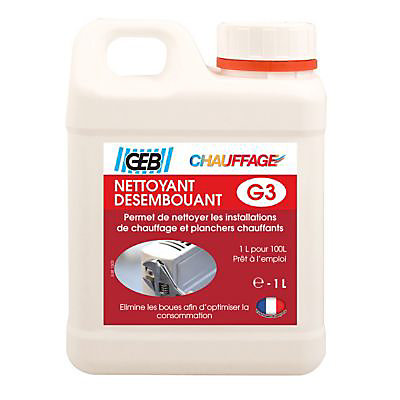 Nettoyant désembouant Geb G3 des circuits de chauffage 1L