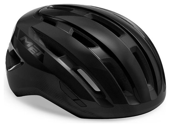 Casque Route Met Miles Noir Brillant