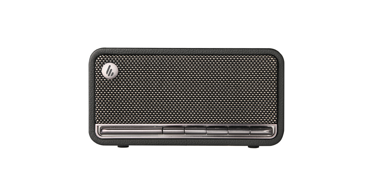 EdifierMP230 Retro Bluetooth speaker luidspreker  (Zwart, Bluetooth, microSD, Aux, USB-C)