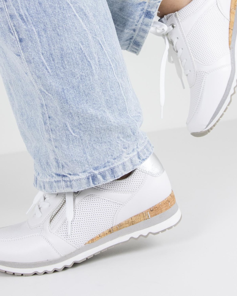 Marco Tozzi Lage sneakers  - wit