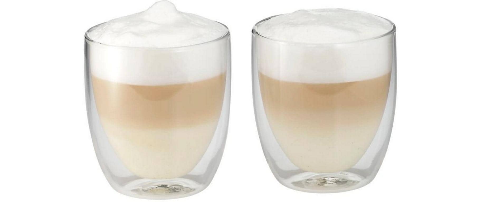 Cappuccinotasse Kult 250 ml, 2 Stück, TransparentThermogläser-Set
