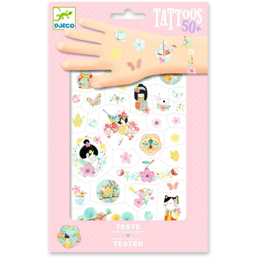 Køb Djeco Tattoos, Kirsebærblomster