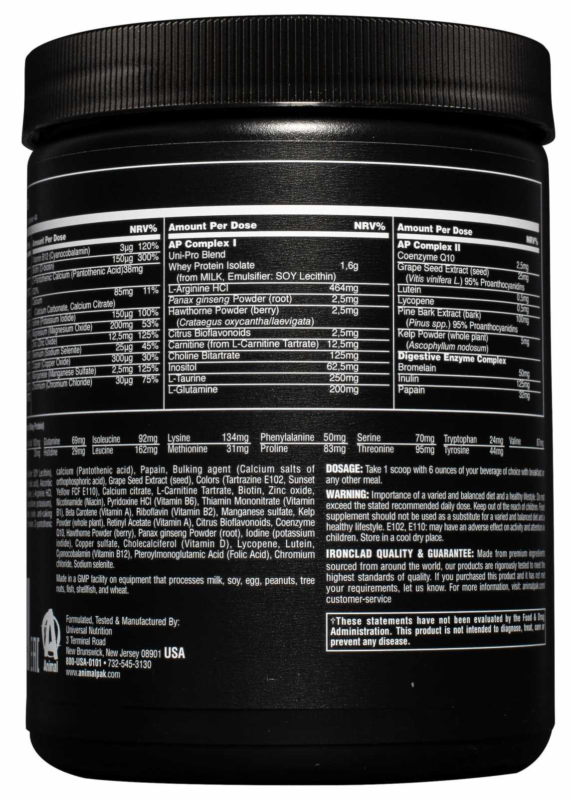 Animal Pak em pó 44 doses