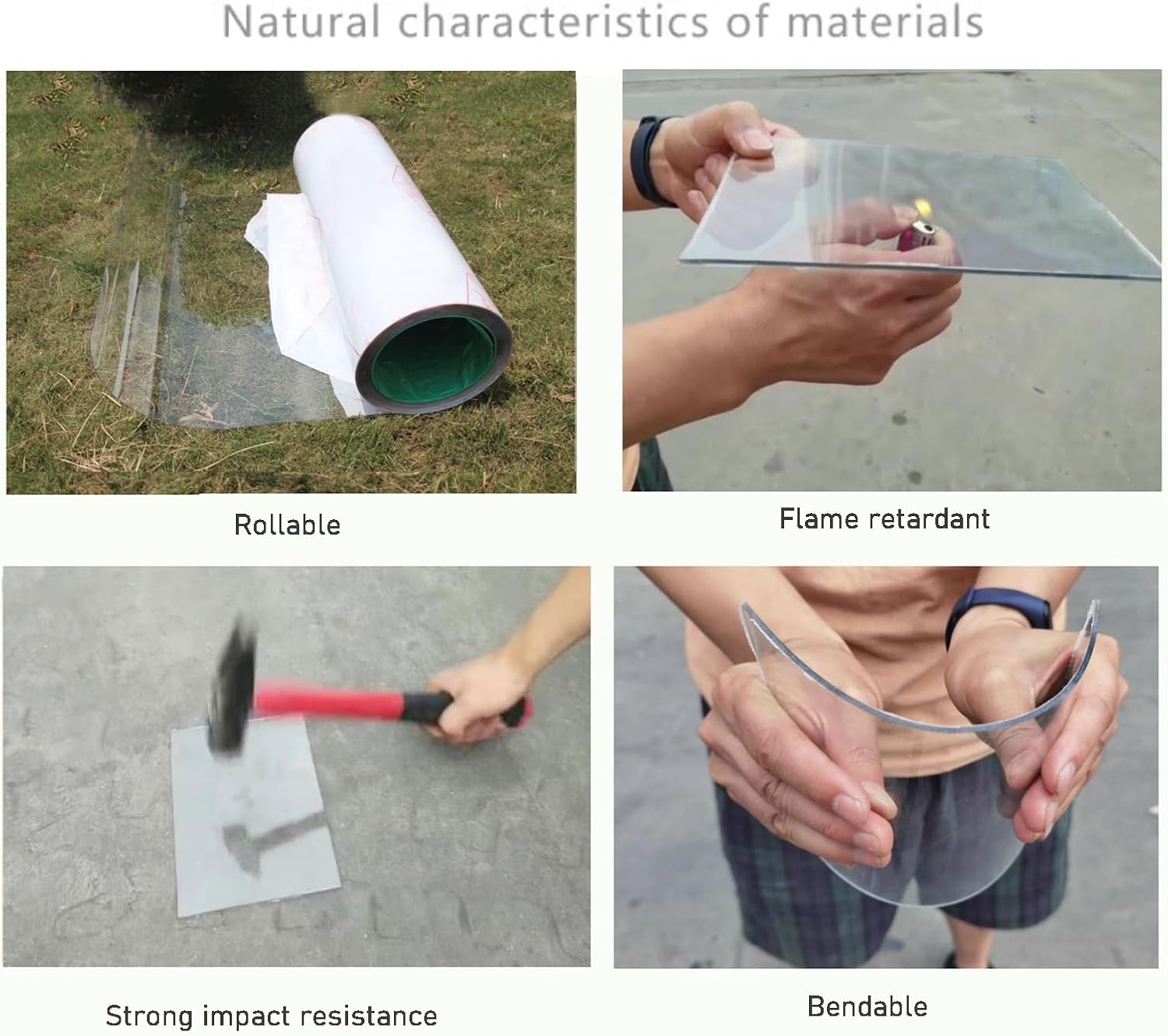 Stoßfeste Polycarbonat-Dachplatte – Kunststoffplatten für Gewächshaus, Carport & Pera-Überdachung, Ersatz – Tageslichtplatten mit Schrauben (1,5 m x 4 m)