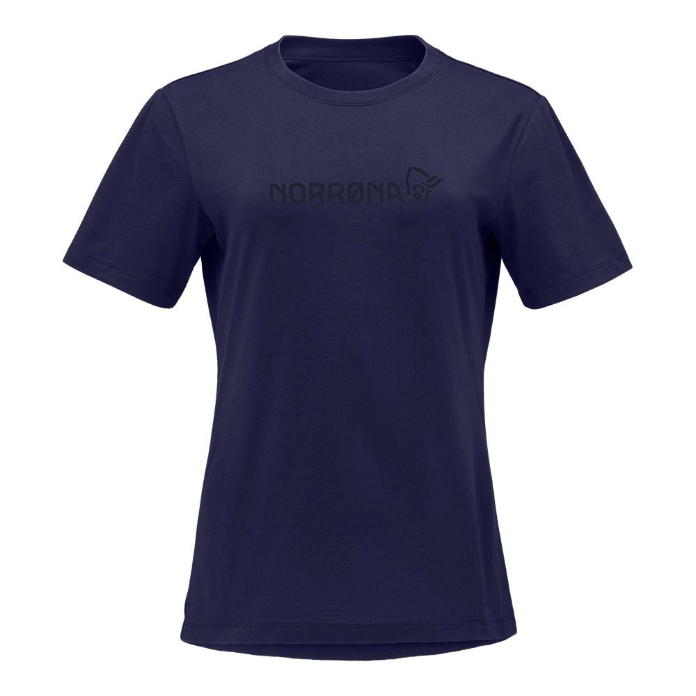 Norrona/29 COTTON VIKING - Tee-shirt Femme indigo night