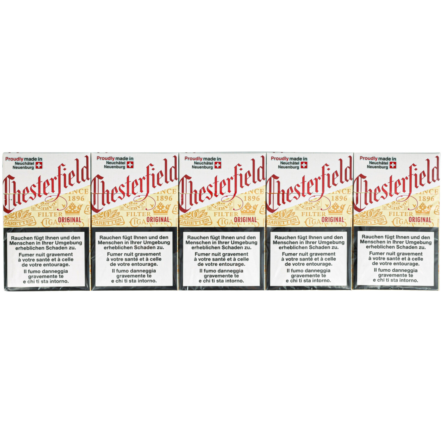 Chesterfield Zigaretten Original Box Stange