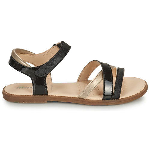 Geox - SANDAL KARLY GIRL - Noir / Doré