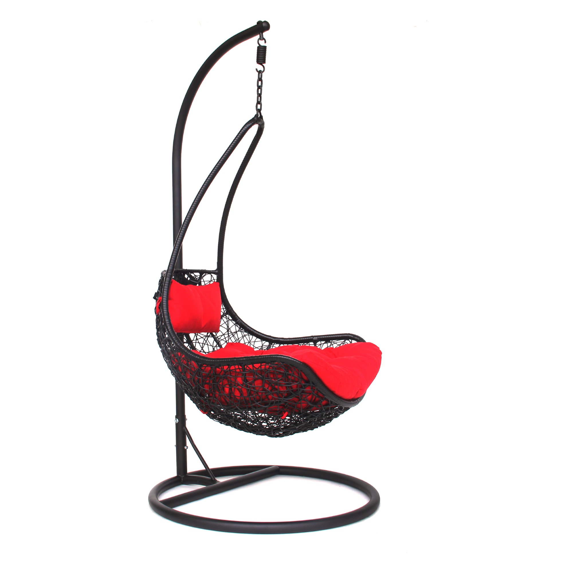 Freischaukler 'Snap', schwarz, rot, Ø 95cm, H 195 cm günstig bestellen