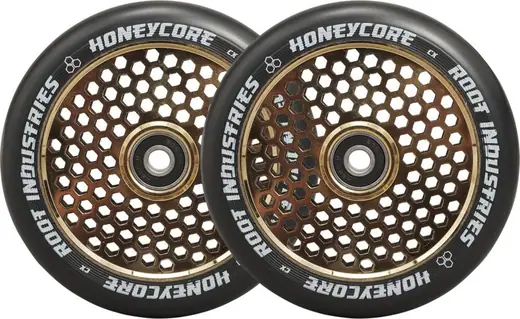 Root Honeycore Sort 120mm Hjul Til Løbehjul 2-Pak