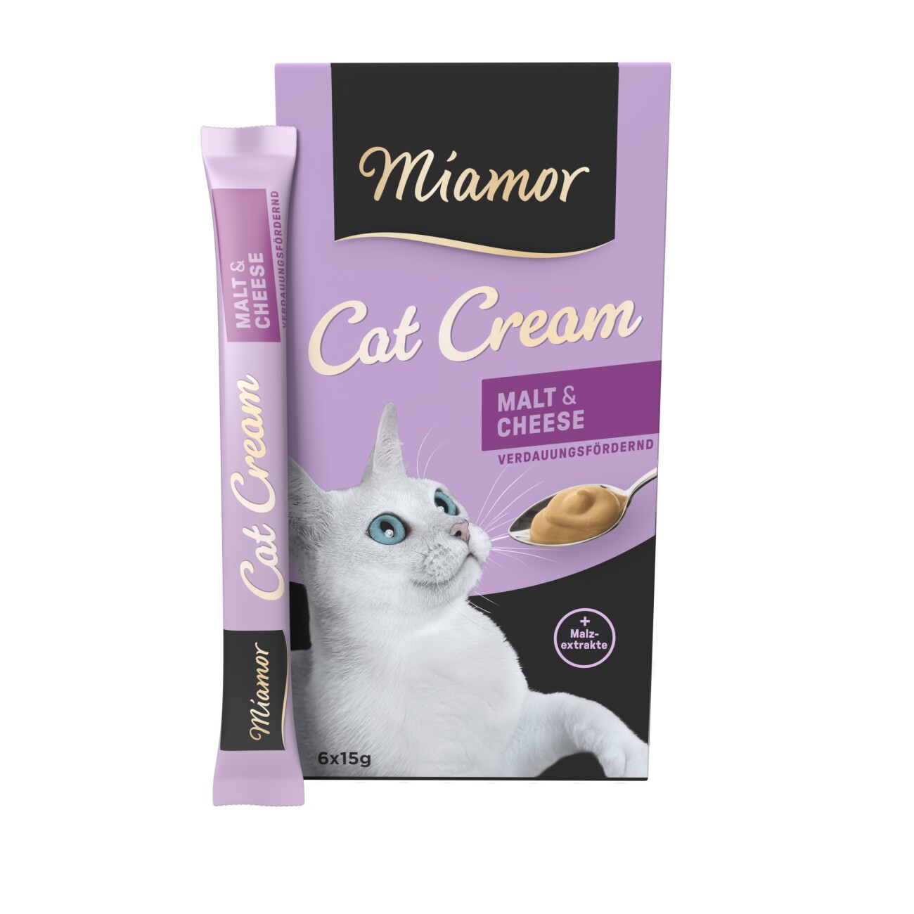 Miamor Cat Snack Malt Cream mit Käse 66x15g