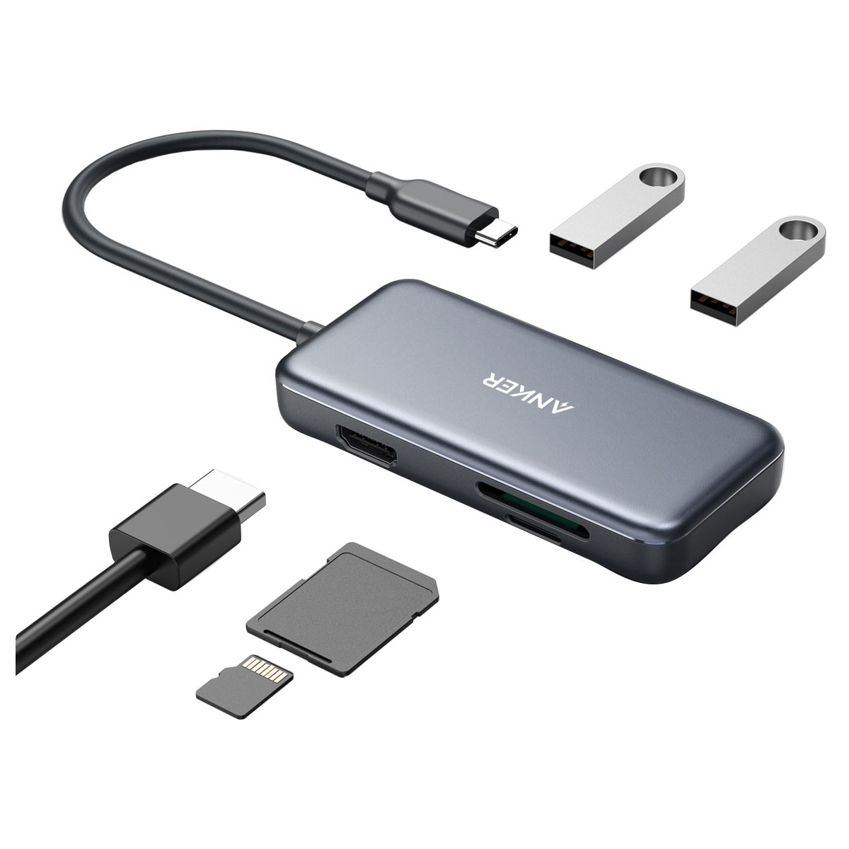 Anker Premium 5-i-1 USB-C hub