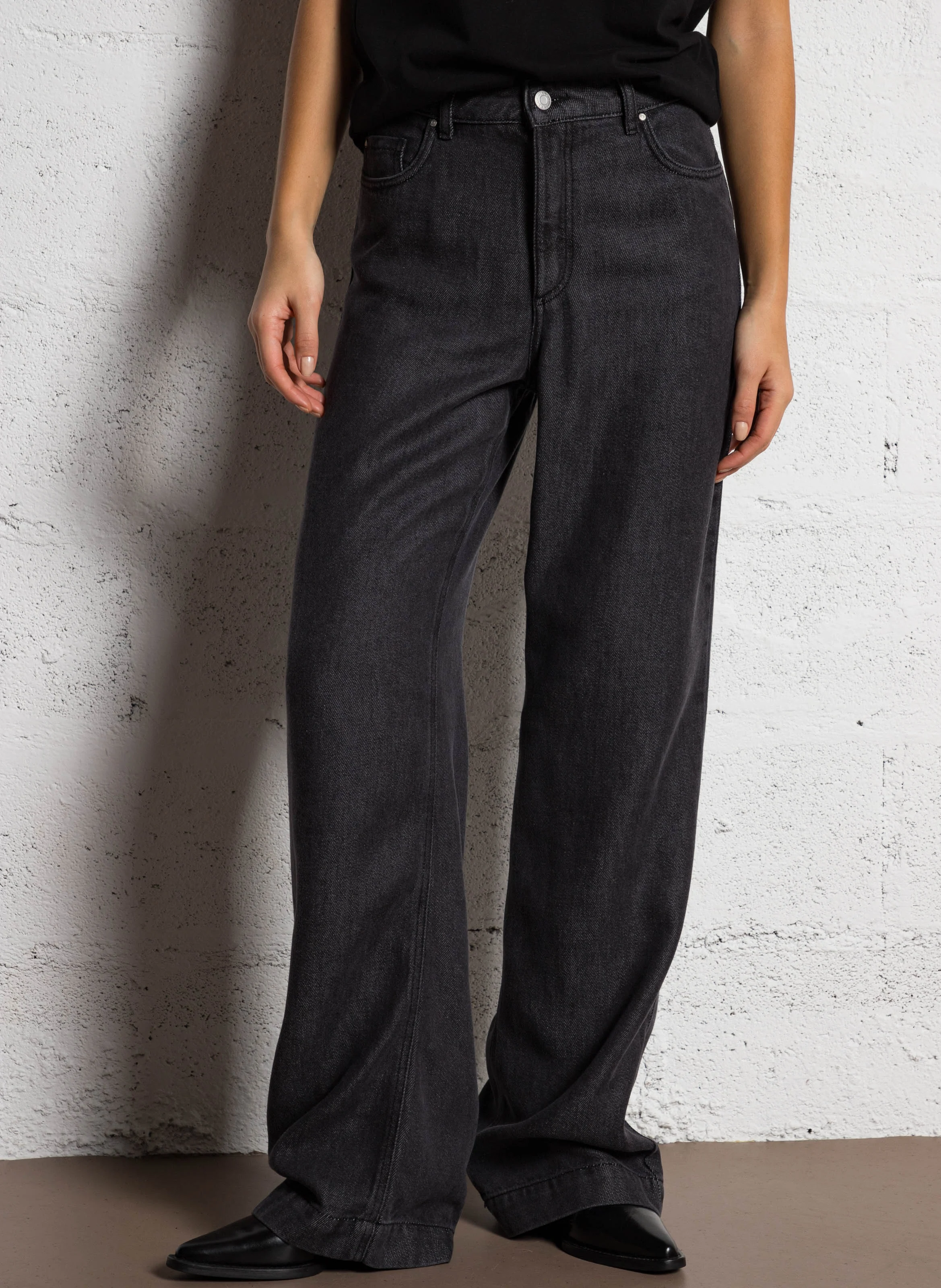 Jean large| Gris