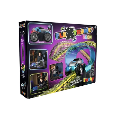 Smoby FleXtreme Neon Rennbahn-Set